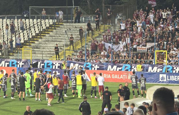 Ce s-a întâmplat pe gazon imediat după Oțelul - Rapid » Refrenul preferat al galeriei