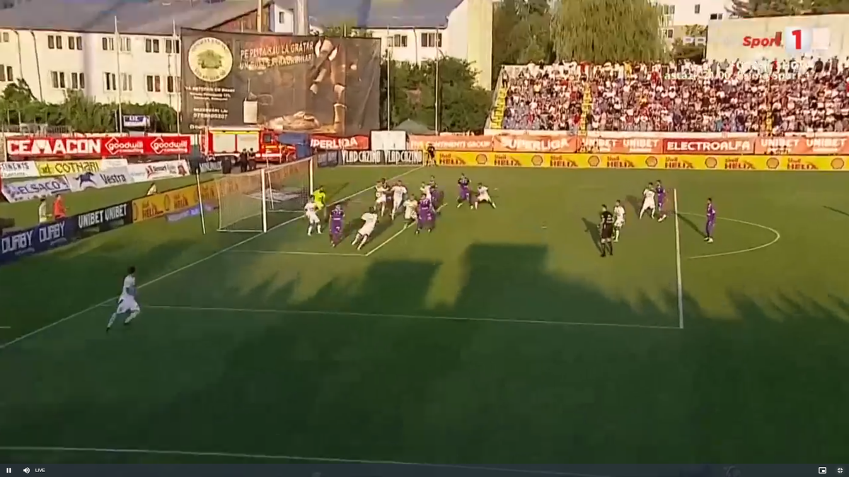 Gol sau nu? Altă fază controversată în Superliga, după scandalul de la Craiova