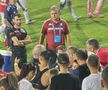 Ce s-a întâmplat la finalul partidei Oțelul Galați - Rapid. Foto: Cezar Titor (GSP)