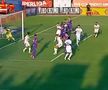 Piteștenii au solicitat gol în urma șutului expediat de Tudose. FOTO: captură Prima Sport