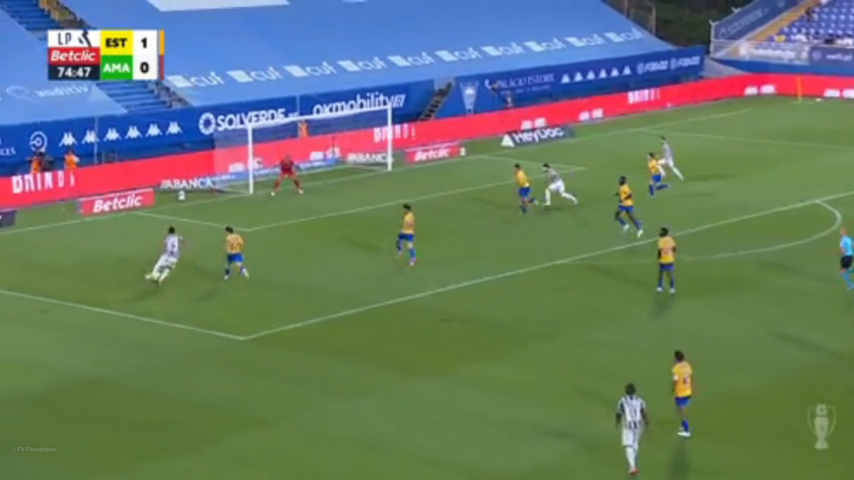 Ianis Stoica a marcat la meciul de debut pentru Estrela Amadora