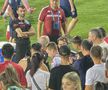 Ce s-a întâmplat la finalul partidei Oțelul Galați - Rapid. Foto: Cezar Titor (GSP)