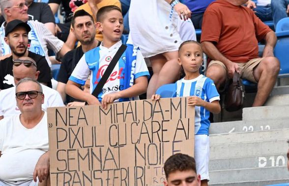 Rotaru i-a răspuns copilului cu mesajul săptămânii: „Nea Mihai, dă-mi pixul cu care ai semnat noile transferuri!”