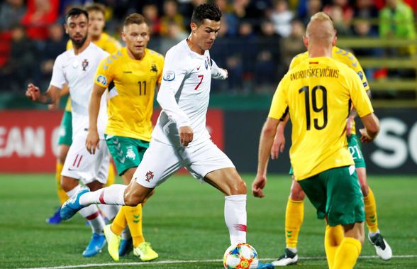 Lituania - Portugalia 1-5 // Cristiano Ronaldo, după al zecelea „poker” al carierei: „Se apropie sfârșitul meu? E imposibil!”