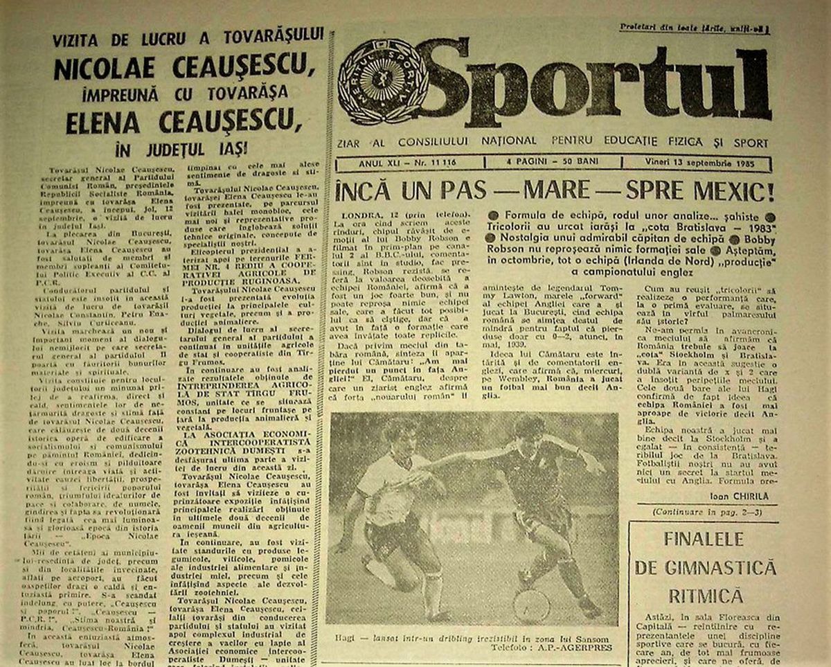 RETRO GSP. 35 de ani de când Lucescu remiza pe Wembley cu trei jucători de la Corvinul, locul 8 în campionat, și cu numai doi de la campioana Steaua