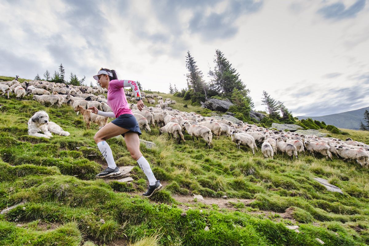 FOTO & VIDEO Denisa Dragomir a cucerit trei vârfuri de peste 2.500 metri din Masivul Făgăraș, într-un timp record