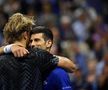 Punctul turneului! Djokovic și Zverev, schimb incredibil la US Open: 53 de lovituri