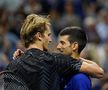 Novak Djokovic, elogiat de Zverev după calificarea în finala US Open: „Cel mai bun din istorie! Cum să te lupți cu așa ceva?”