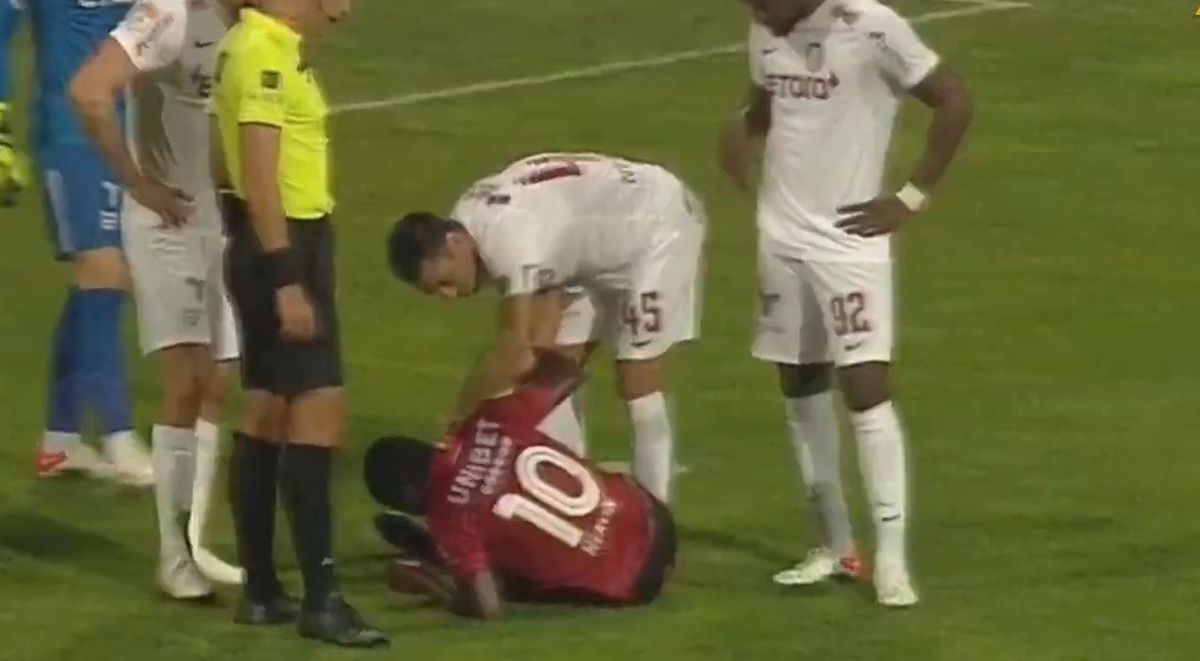 FOTO FC Botoșani - CFR Cluj, fault Culio la Ongenda