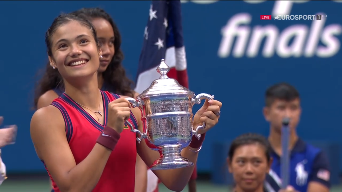 Emma Răducanu, apariție spectaculoasă după victoria de la US Open: „Tata e greu de mulțumit, dar azi am reușit”