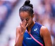 Leylah Fernandez, după finala US Open // foto: captură Eurosport