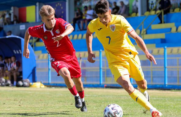 Moldova ne-a umilit cu Perciun și Sula! Înfrângere drastică pentru naționala U18 a României: am luat 3 goluri în 8 minute!