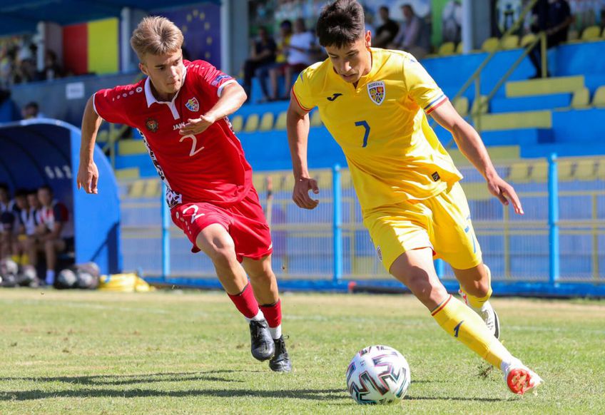 Republica Moldova ne-a umilit în amicalul de la U18 / Sursă foto: frf.ro