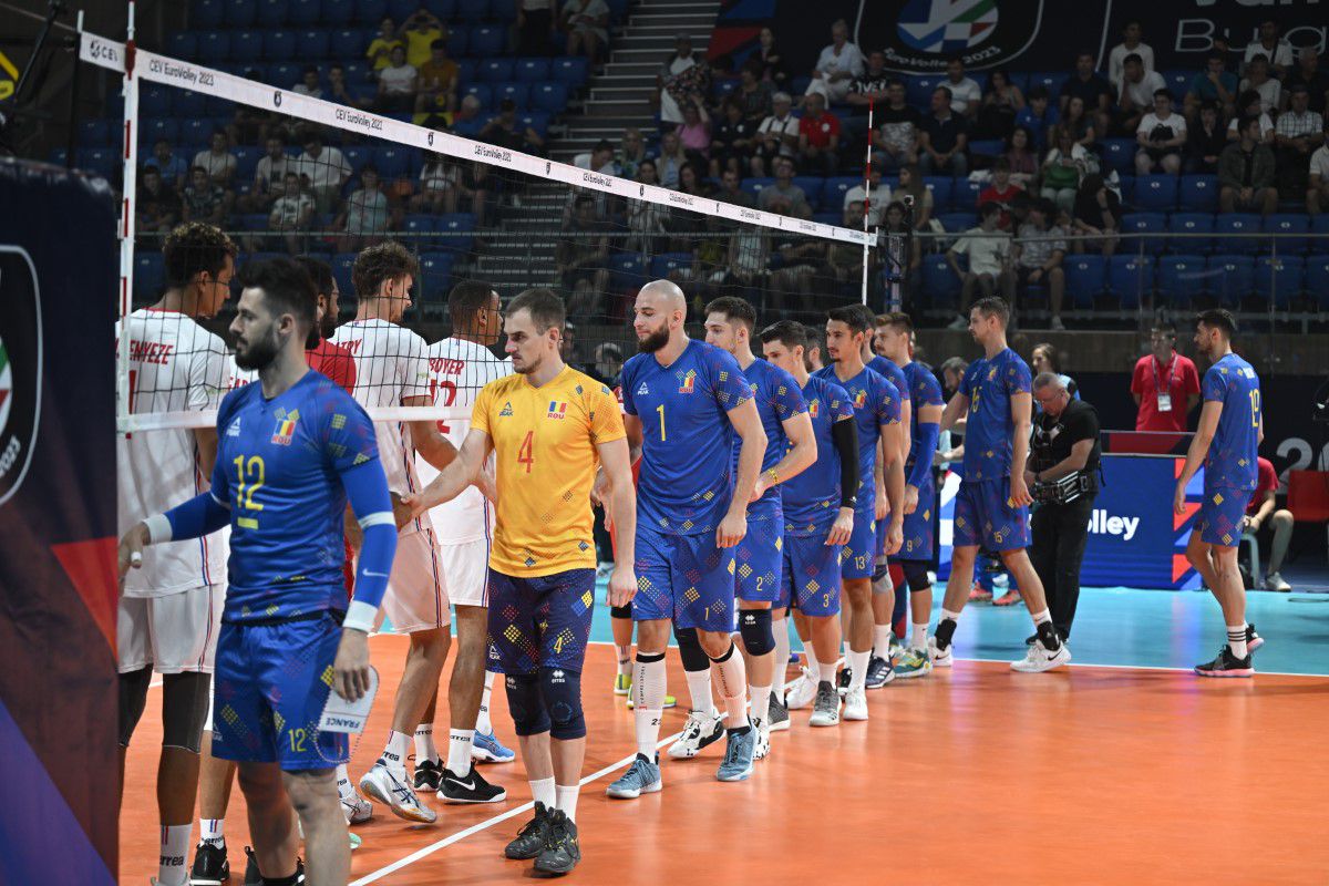 România- Franța, sferturile Campionatului European de Volei