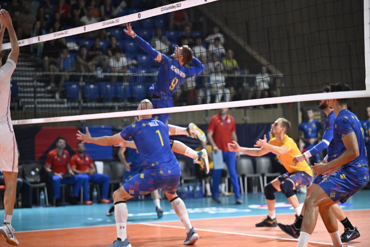România- Franța, sferturile Campionatului European de Volei