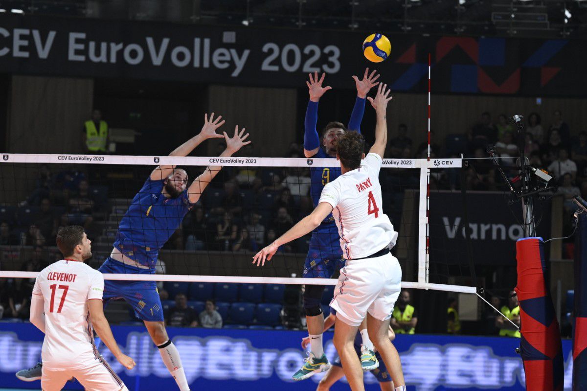 România- Franța, sferturile Campionatului European de Volei