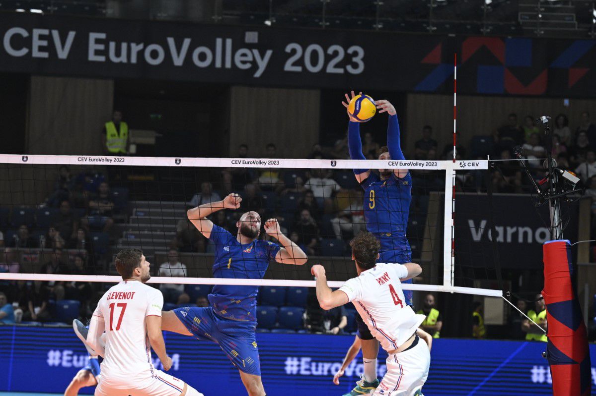 România- Franța, sferturile Campionatului European de Volei