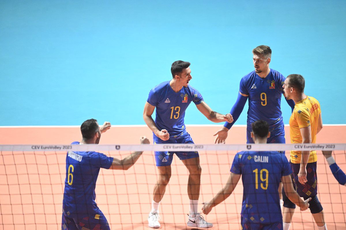 România- Franța, sferturile Campionatului European de Volei