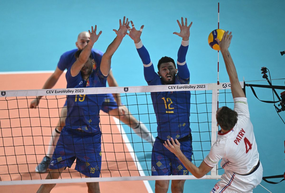 România- Franța, sferturile Campionatului European de Volei