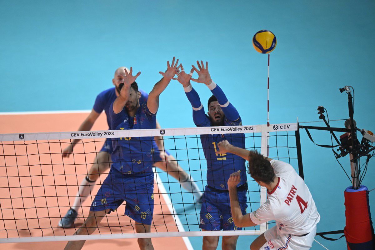 Ce șansă am ratat! România se oprește în sferturi la Euro 2023 » „Tricolorii” au controlat două seturi în duelul cu Franța, dar campioana olimpică a fost prea puternică