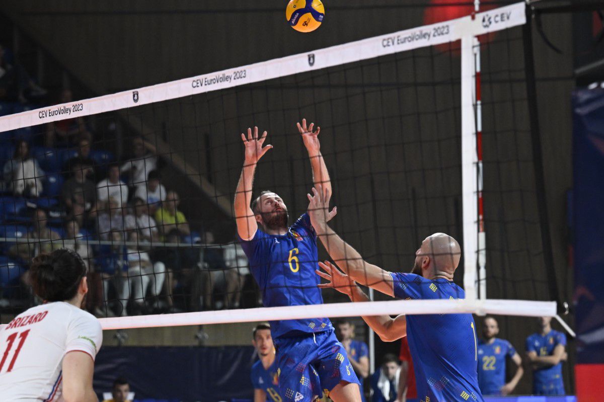 Ce șansă am ratat! România se oprește în sferturi la Euro 2023 » „Tricolorii” au controlat două seturi în duelul cu Franța, dar campioana olimpică a fost prea puternică