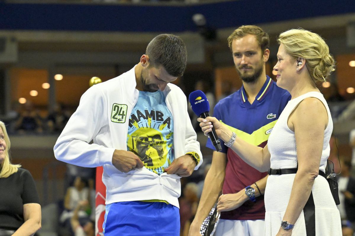 Novak Djokovic i-a dedicat victoria de la US Open lui Kobe Bryant