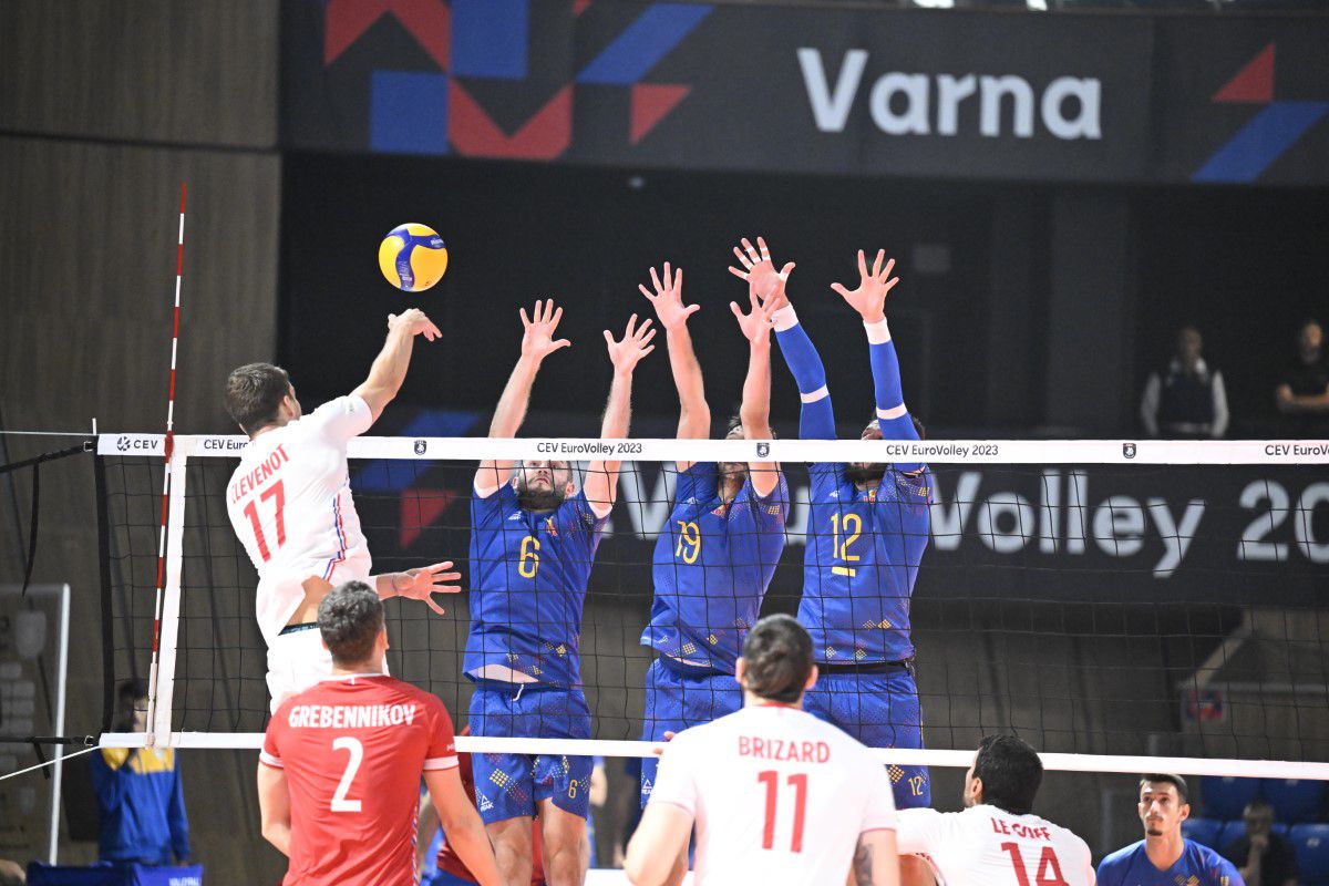 România- Franța, sferturile Campionatului European de Volei