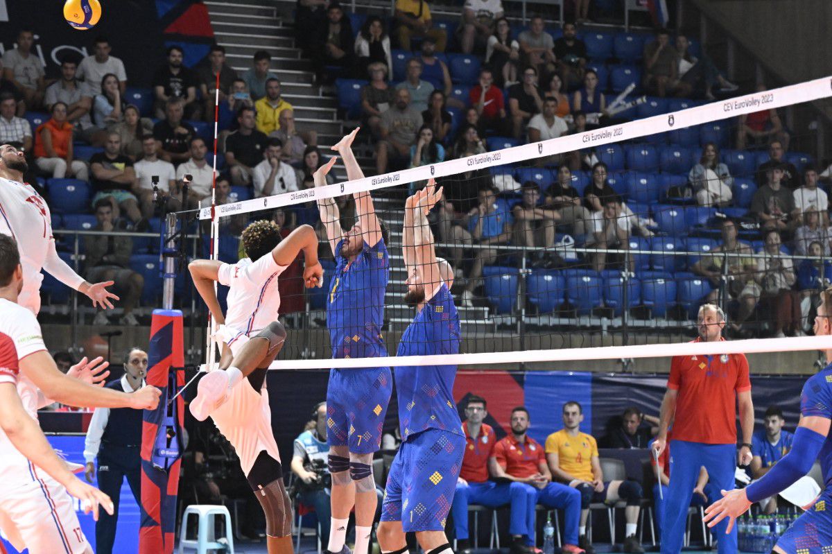 România- Franța, sferturile Campionatului European de Volei