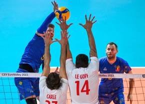 Ce șansă am ratat! România se oprește în sferturi la Euro 2023 » „Tricolorii” au controlat două seturi în duelul cu Franța, dar campioana olimpică a fost prea puternică