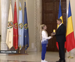 Sabrina Voinea, decorată de președintele Klaus Iohannis / Foto: TVR