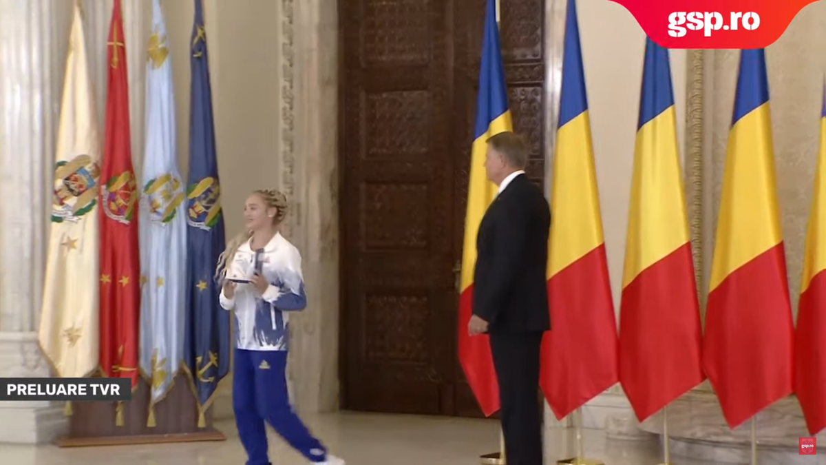 Sabrina Voinea, decorată de președintele Klaus Iohannis