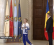 Sabrina Voinea, decorată de președintele Klaus Iohannis / Foto: TVR