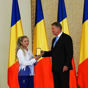 Sabrina Voinea, decorată de președintele Klaus Iohannis FOTO Roxana Fleșeru