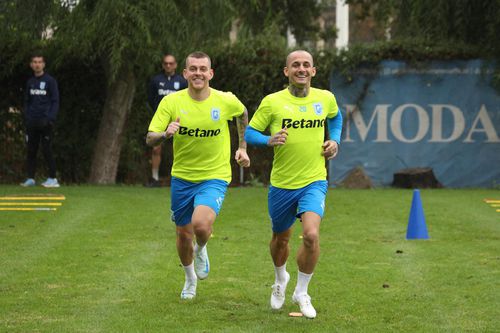 Alexandru Cicâldău, primul antrenament la Craiova, foto: Facebook Universitatea Craiova