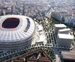 Imagini de la reconstrucția stadionului Camp Nou