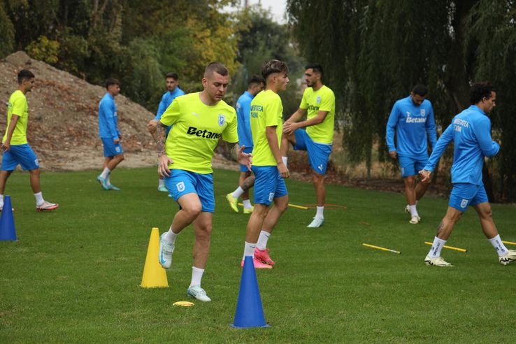 Alexandru Cicâldău, primul antrenament la Craiova, foto: Facebook Universitatea Craiova