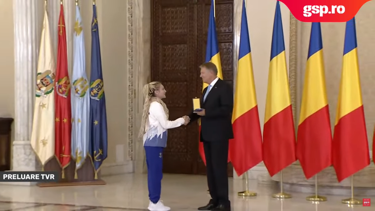 Sabrina Voinea, decorată de președintele Klaus Iohannis