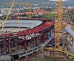 Imagini de la reconstrucția stadionului Camp Nou / Foto: SportsRender (capturi de ecran YouTube)