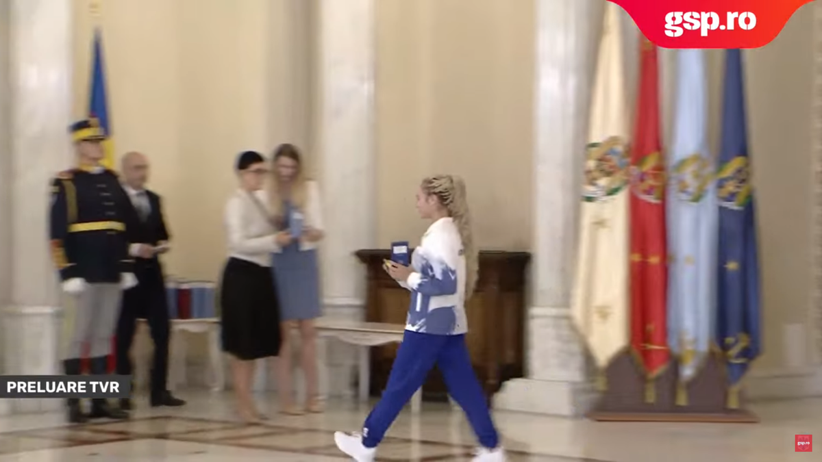 Sabrina Voinea, decorată de președintele Klaus Iohannis