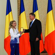 Sabrina Voinea, decorată de președintele Klaus Iohannis FOTO Roxana Fleșeru