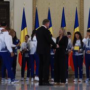 Klaus Iohannis și Nadia Comăneci FOTO Roxana Fleșeru