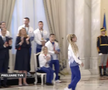 Sabrina Voinea, decorată de președintele Klaus Iohannis / Foto: TVR