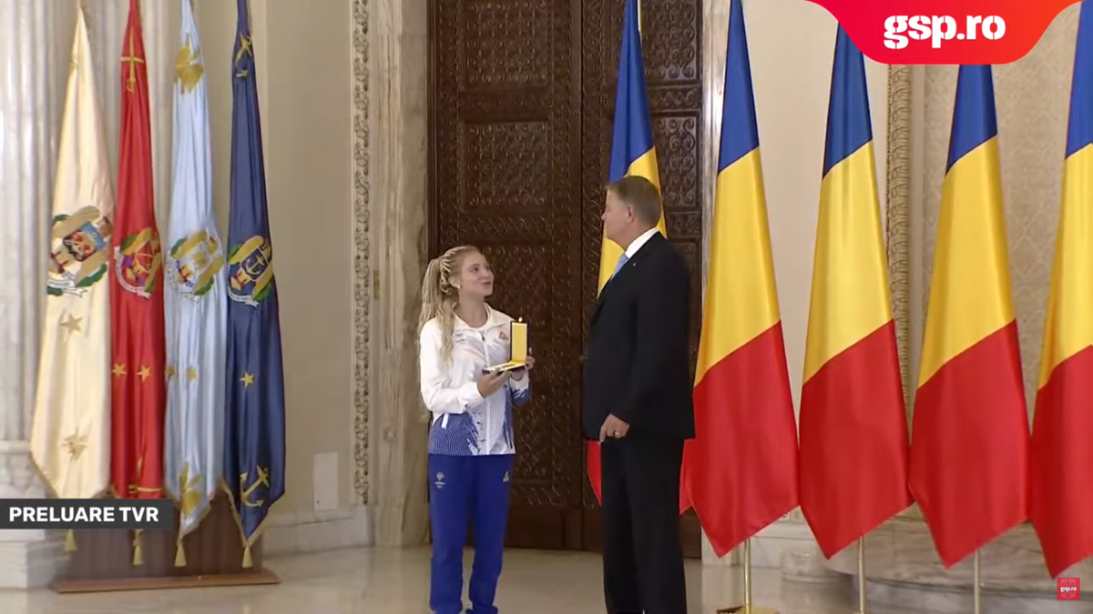 Sabrina Voinea, decorată de președintele Klaus Iohannis