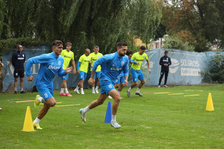 Alexandru Cicâldău, primul antrenament la Craiova, foto: Facebook Universitatea Craiova