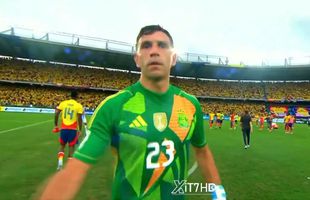 Emiliano Martinez, gest scandalos în Columbia » Coloșii Argentina și Brazilia, învinși în preliminariile din America de Sud