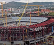 Imagini de la reconstrucția stadionului Camp Nou / Foto: SportsRender (capturi de ecran YouTube)