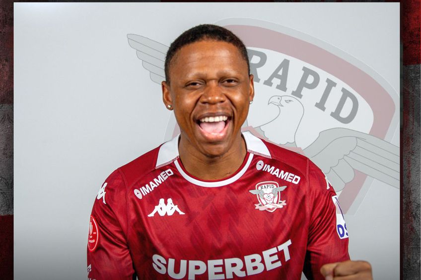 Clinton N'Jie a semnat cu Rapid, foto: Facebook FC Rapid 1923