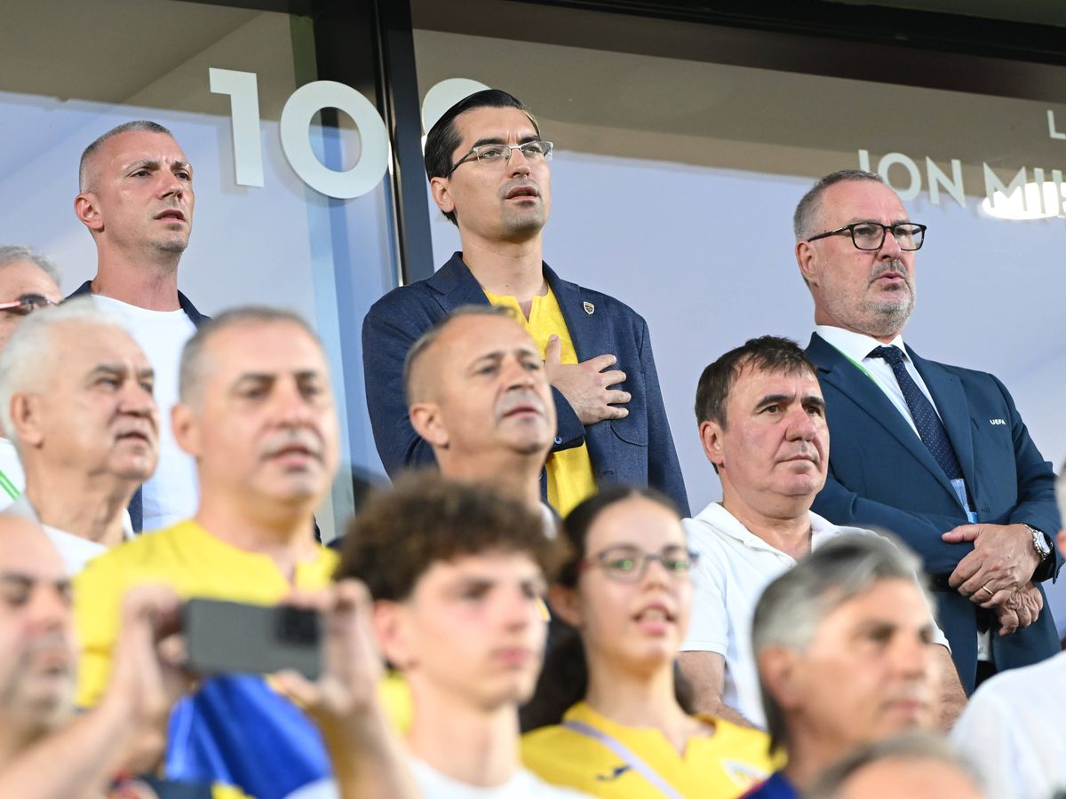 Gică Hagi și Răzvan Burleanu: diverse ipostaze