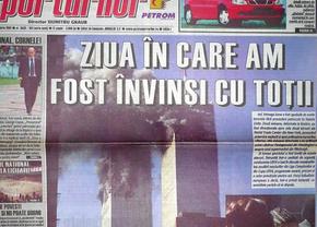 11 septembrie 2001, „ziua în care am fost învinși cu toții” » Ce titra Gazeta Sporturilor pe copertă, a doua zi după atentatele de la World Trade Center