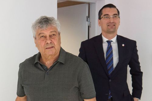 Mircea Lucescu și Răzvan Burleanu / FOTO: Imago